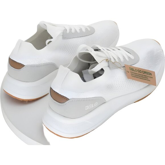 DELO Go Green White Men's Comfort Sneakers Size 11 - Picture 3 of 6